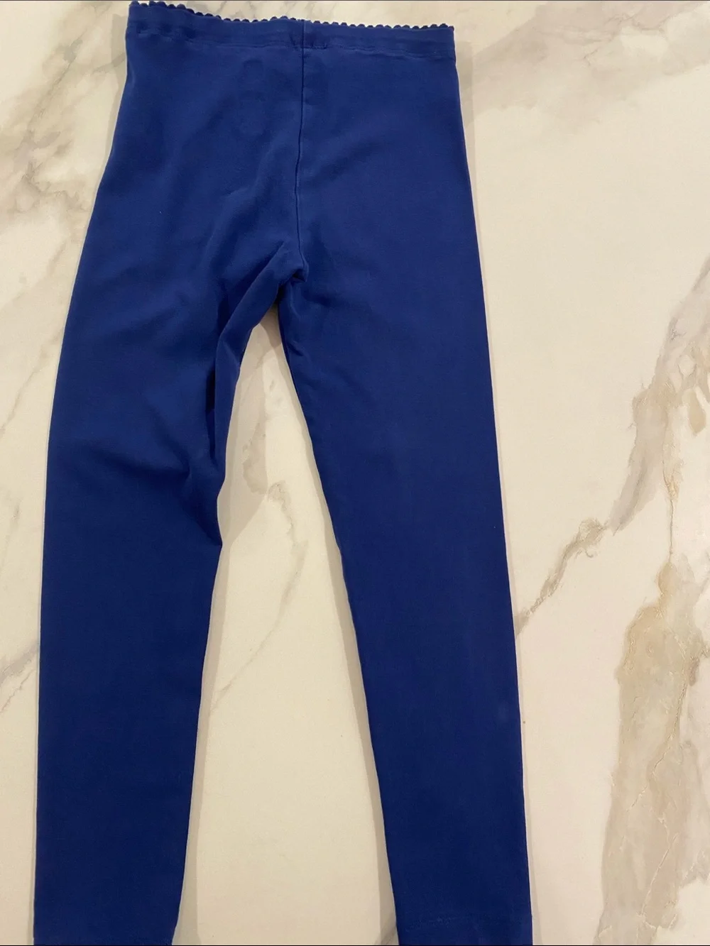 The Tea Collection Solid Leggings size 6 blue and a pumpkin color